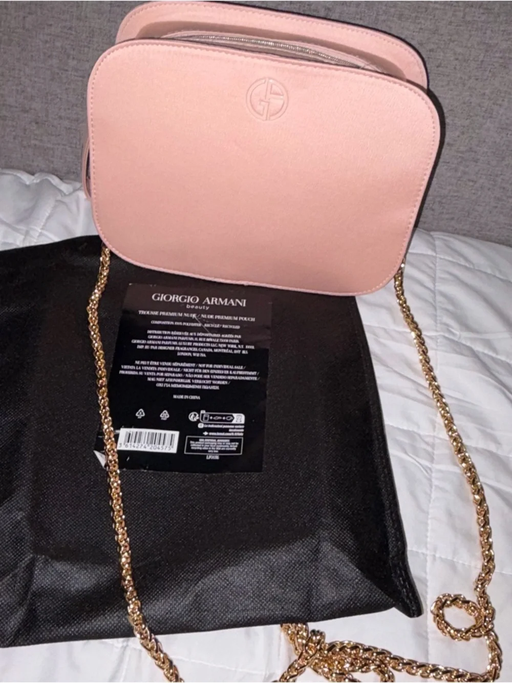 Blush pink Cosmetic bag